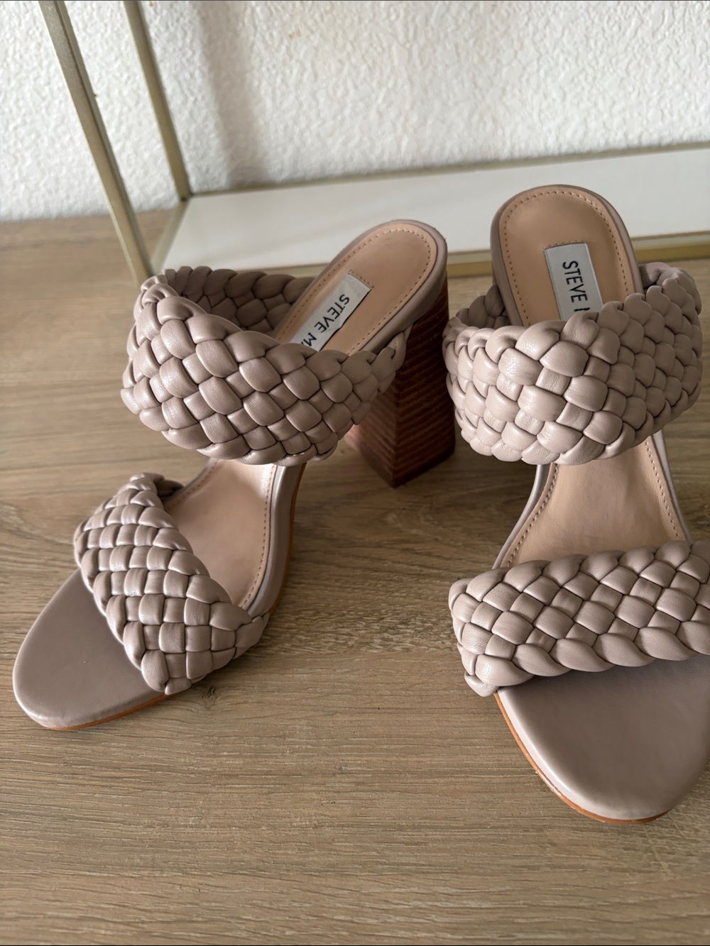 Steve Madden Braided Slide Sandals - Taupe - Picture 3 of 10